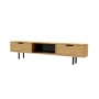 Szafka RTV-27 Drewno Lite Dąb Loft Lakier Rozmiary od 100 cm do 200 cm PREMIUM
